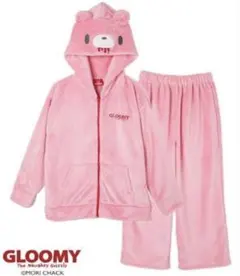 GLOOMY フード付きパジャマ ピンク グルーミー