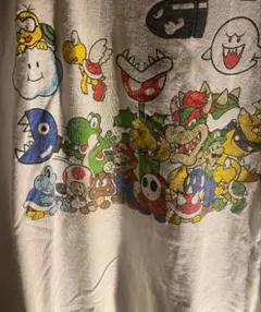 マリオ パロ キセル Tシャツ M 半袖 アートプリント ホワイト y2k 