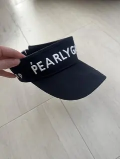 【値下げ】PEARLY GATES ネイビー バイザー