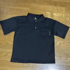CANP7 ブラックポロシャツ120cm