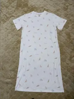 ジェラートピケ　2025年福袋　動物柄ワンピース　　　ルームウェア