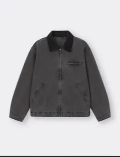 GU ウォッシュドコットンワークジャケット
