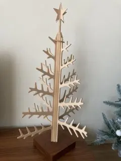 木製　クリスマス　ツリー