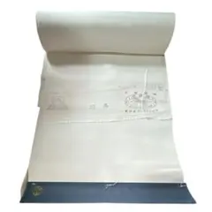 正絹 反物 白 無地 明美 未仕立て 着物生地 長襦袢用 和装素材