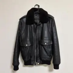 【本革】 B-3 フライトジャケット レザージャケット ボア裏地全面 90s