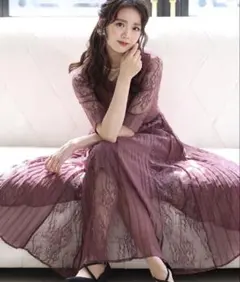 【売り切りたいので値下げできます】パーティードレス(ミモレ丈) 大きいサイズ