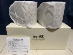 COACHコーチマグカップ2個 ペアセット ゴールド シグネチャー柄 プレゼント