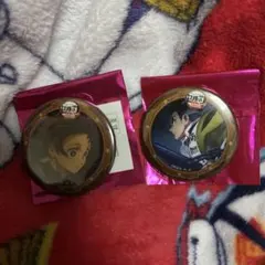 鬼滅の刃無限城編57mm缶バッジ 竈門炭治郎、悲鳴嶼行冥セット