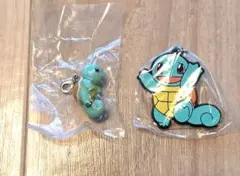 ポケモン　ゼニガメ　ラバーキーホルダー　フィギュア