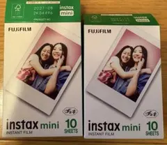 instax はmini JP1フィルム 10枚入り 2個セット 開封済