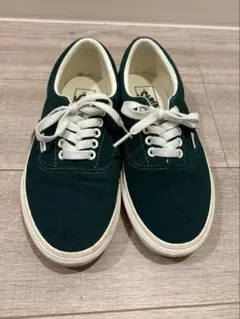 VANS スニーカー ダークグリーン スエード