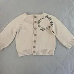 penoora's 刺繍　カーディガン 2Y