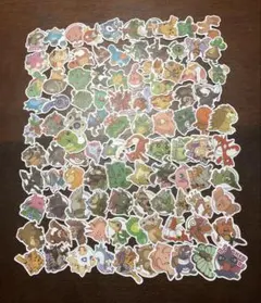 ポケモン　フレークシール　ステッカー　防水シール　100枚　⑦-2