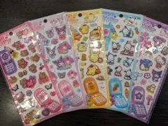 正規品 平成はっぴーフォン サンリオ 5枚セット 新品未開封