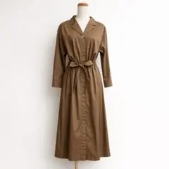 新品タグ付 アーバンリサーチ ドアーズ オープンカラーワンピース ウォッシャブル