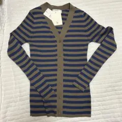 SLOBE IENA ストライプ カーディガン