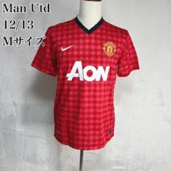 マンチェスターユナイテッド 12/13 ホームユニフォーム AON Mサイズ