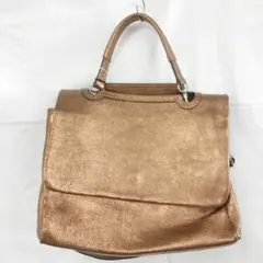 2WAY レザー バッグ 茶色 ショルダー マーロンフィレンツェ アウトレット