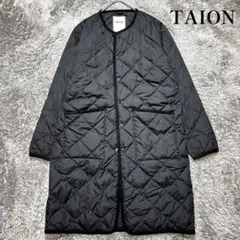 TAION キルティング ダウンコート ロング丈 Mサイズ 美品のサムネイル