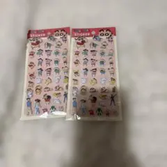 分売不可！セリアクレヨンしんちゃん シール 2パックセット