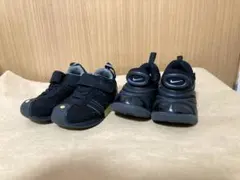 キッズスニーカー　Nike 14㎝　イフミー15㎝　ブラック 2足セット
