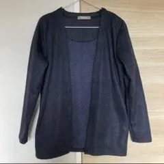 nano universe ネイビー カーディガン ナノユニバース