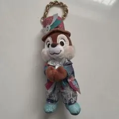 【香港ディズニー限定】20周年 チップ ぬいぐるみバッジ