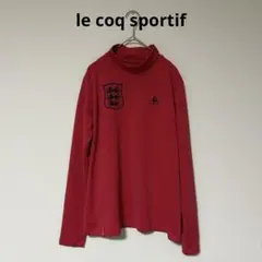 最終★デサント　ルコックスポルティフ ゴルフ ハイネック　ウェア　L L ピンク