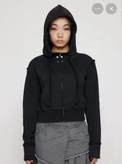NO MASS PROD. GLMNIST3 CROPPED HOODIE - メルカリ