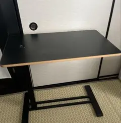 手渡しも可能）フレキシスポット 140cm×70cm 天板 ブラック デスク