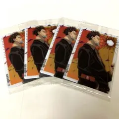 坂本デイズウエハースカード　ヒョウ4枚セット