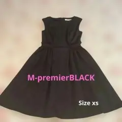 【新品・未使用】エムプルミエブラック ノースリーブ ワンピース プリーツ 膝丈 2025年最新】M-premier BLACK レディース ひざ丈ワンピースの
