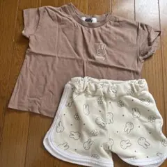ミッフィー Tシャツとショートパンツセット 100cm