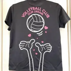 Pink Berry バレーボールTシャツ ブラック