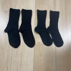 キッズ　ブラック靴下　2足セット　19〜21㎝ 冠婚葬祭