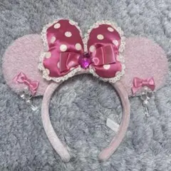ミニー ピンク イヤリング カチューシャ