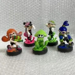 amibo スプラトゥーン 5点セット イカ ガール ボーイ アオリ ホタル