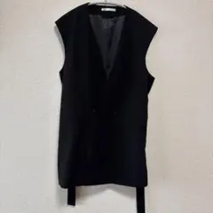 ZARA ブラック ダブルブレスト ベスト Sサイズ