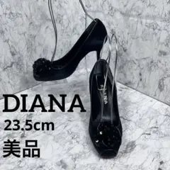 DIANA ダイアナ スエードパンプス スパンコールレッドソール 23.5cm