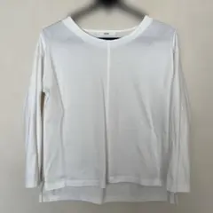 IEDIT ホワイト 長袖 Tシャツ Mのサムネイル