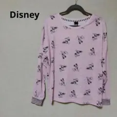 【美品】Disney ミッキー ミニー プリント ルームウェア