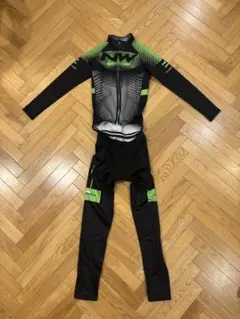 サイクルジャケット　冬　裏起毛　キッズ