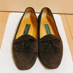 【COLE HAAN】スウェードタッセルローファー ブラウン 61/2