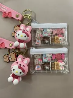 ハローキティ ガチャ詰めポーチ 2個セットのサムネイル
