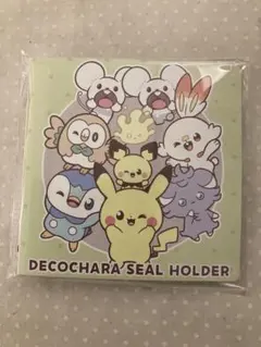 未使用ポケモンデコキャラシールホルダー2025年冬　ポケピース