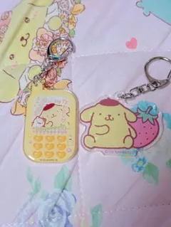サンリオ アクリルキーホルダー ポムポムプリン