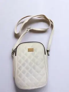 キルティング 縦型ミニショルダーバッグ ショルダーバッグ　レディース　訳あり