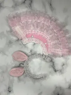 イルメール　Eマリーちゃん　ウサギ耳カチューシャ付き　フリルドレス