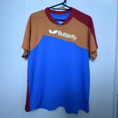 卓球 バタフライ ユニフォーム ゲームシャツ 練習着 M 廃盤