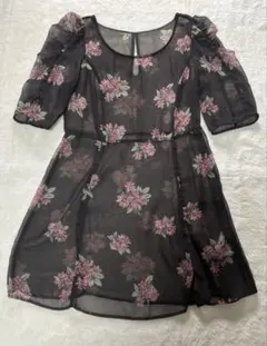 Supreme LaLa シアーチュニック シフォンチュニック パフスリーブのサムネイル